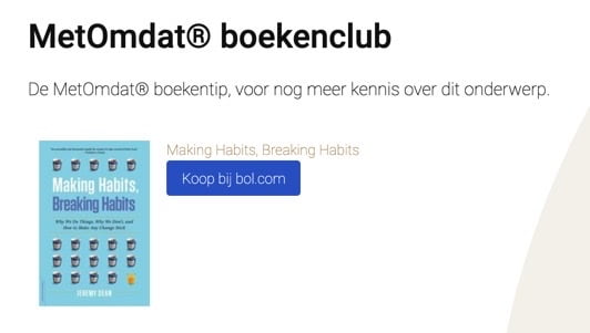 MetOmdat® boekenclub