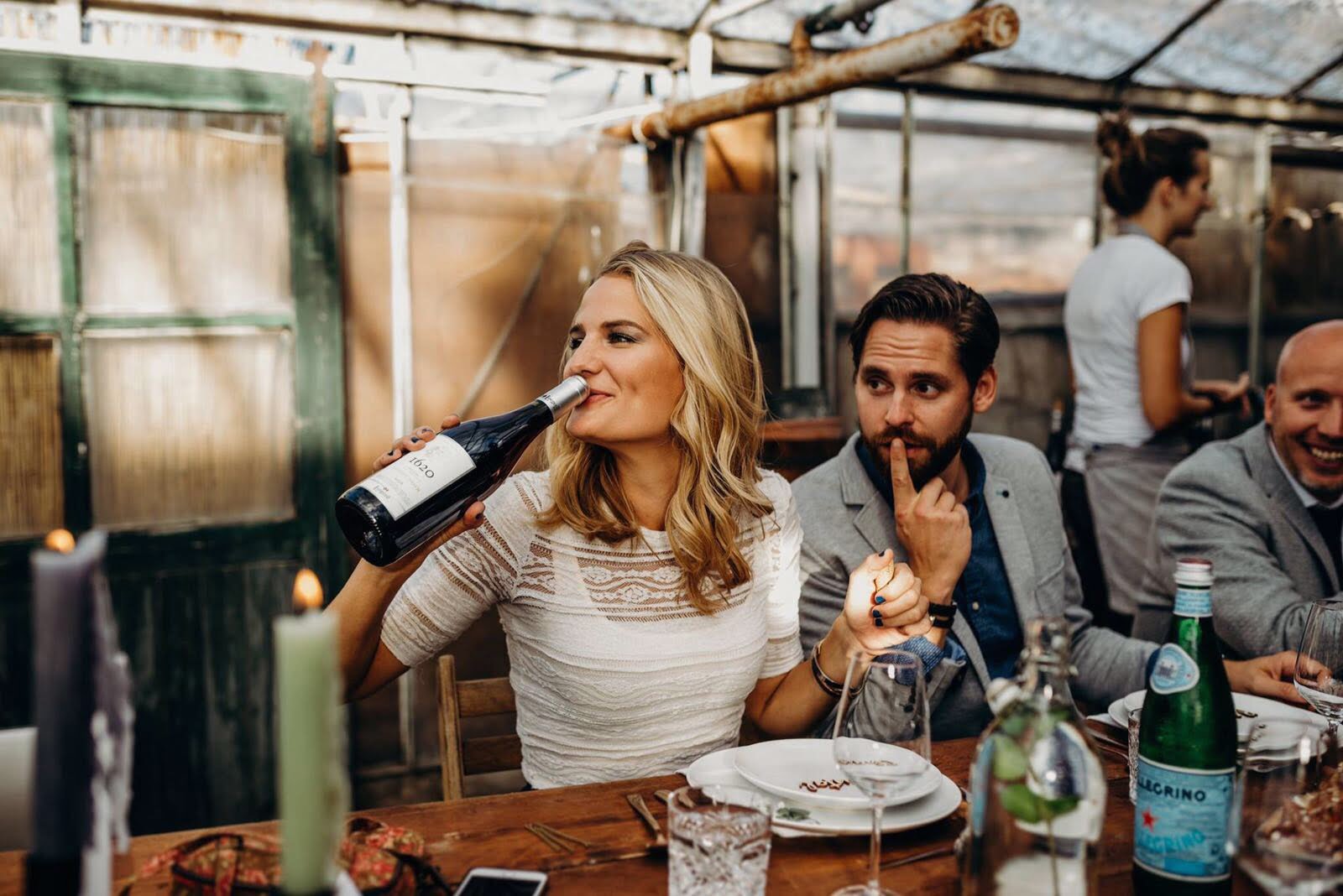 tijdelijk geen alcohol